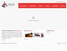 Tablet Screenshot of cauverybuildtech.com